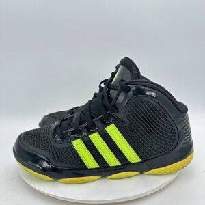 Adidas Commander TD4 Men Size 11 Black Volt Green Mid Top Basketball Shoes